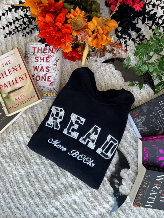 Pre-Order Embroidered Read More BOOks Crew Neck