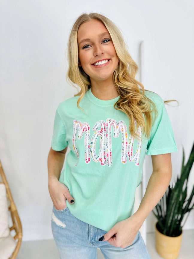 Pre-Order Floral Mama Graphic Tee