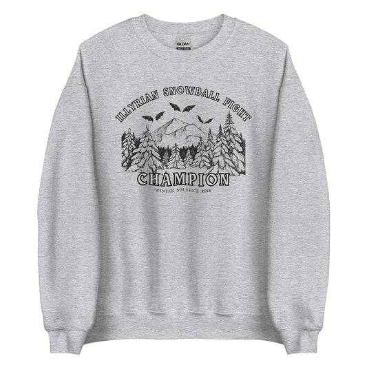 Pre-Order Illyrian Snowball Fight Champion Crew Neck